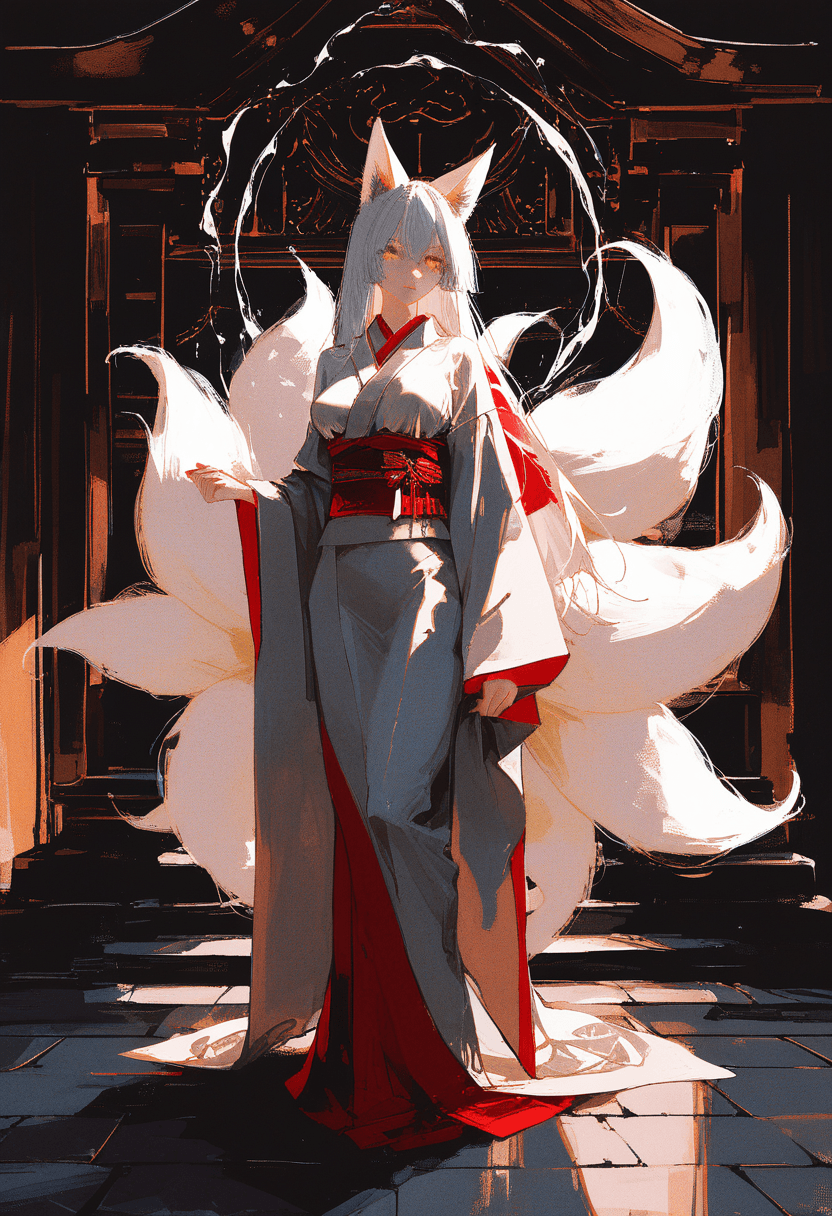Kitsune de las Nueve Colas
